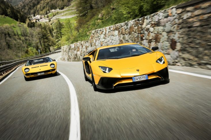 lamborghini aventador sv e miura sv