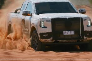 prototipo mula de testes ford ranger 2023 frente