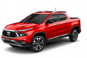 fiat toro volcano t270 flex vermelha frente com pacote serie chrome edition
