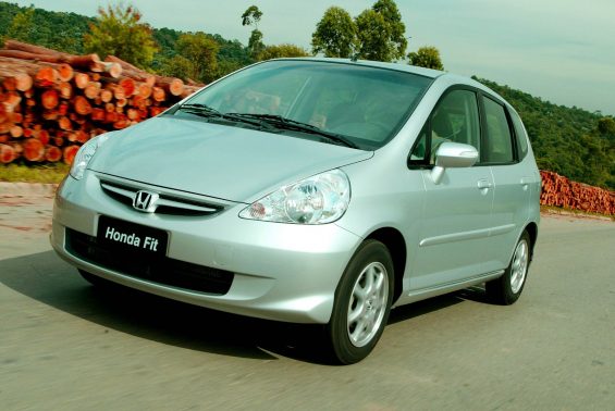 honda fit 1 5 ex 2007 prata frente