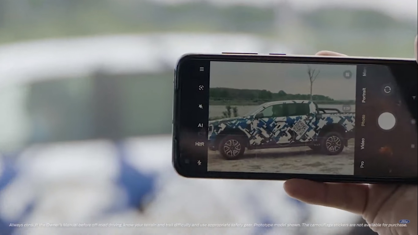 ford ranger teaser celular