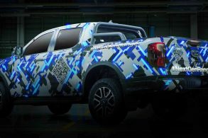 ford ranger teaser traseira camuflagem