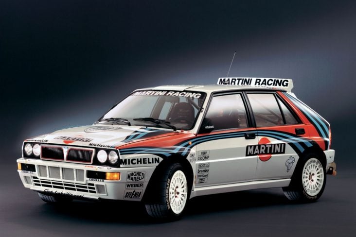 lancia delta hf integrale evoluzione group a carro de rally