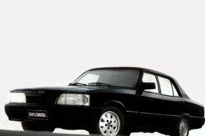 chevrolet opala diplomata 1991 preto de frente