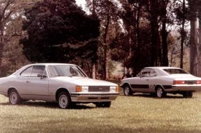 chevrolet opala cupe 1980nas versoes diplomata de frente e ss de traseira