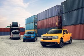 ford maverick primeiro desembarque porto dia unidades amarela azul e prata 2