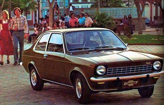 chevrolet chevette sl 1973 de frente