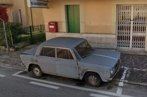 lancia fulvia parado na italia