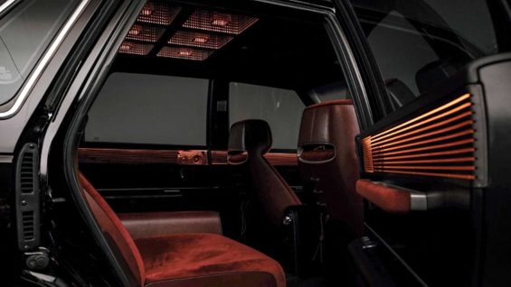 hyundai heritage series grandeur concept preto interior banco traseiro