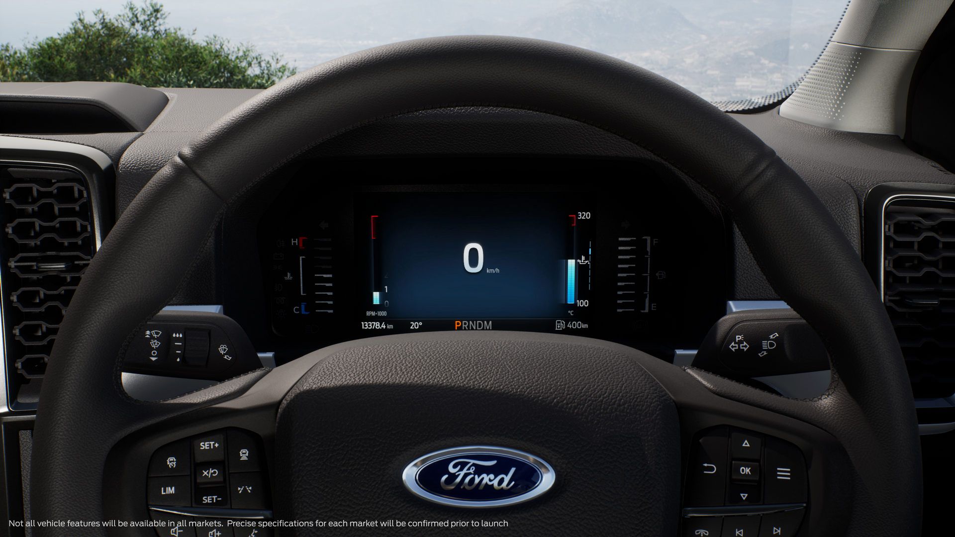 ford ranger 2022 australia interior painel de instrumentos