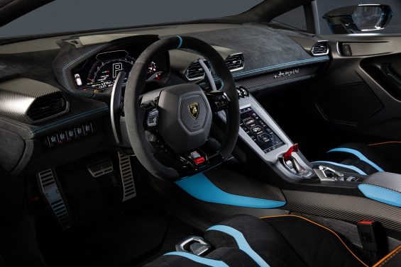 lamborghini huracan sto painel e interior