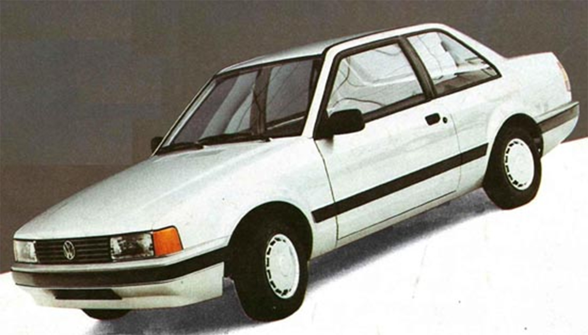 prototipo volkswagen apollo branco de frente