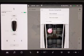 tesla model 3 emission test mode youtube