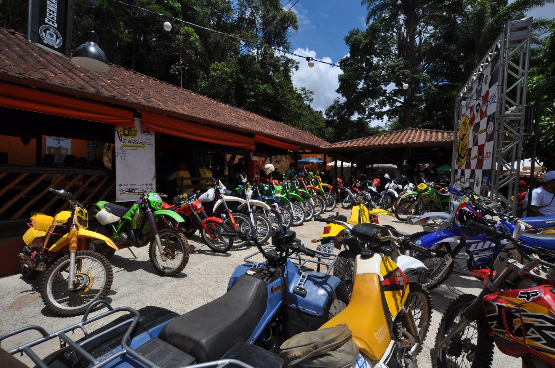 Motos de trilha no Queens of the Montain 2020-2021