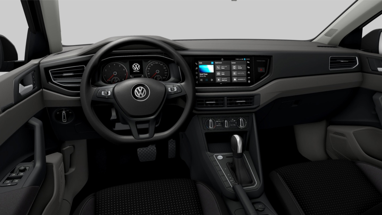 volskwagen polo comfortline 200 tsi interior painel