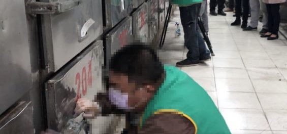 motoristas bebados limpam necroterio taiwan 2