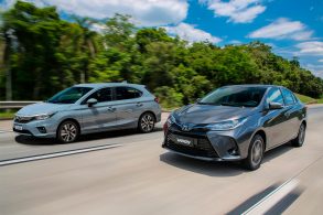 Toyota Yaris pode ser uma pedra no sapato do Honda Fit
