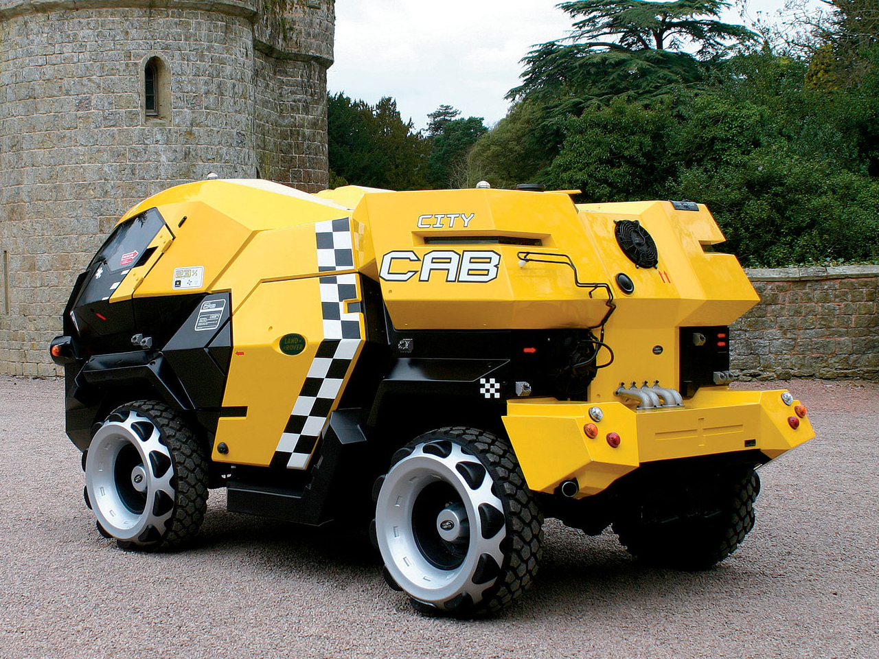 land rover city cab concept traseira