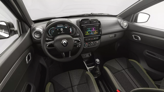 interior do renault kwid outsider 2023