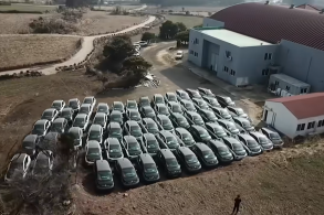 Os BMW i3 estão espalhados pela ilha de Jeju