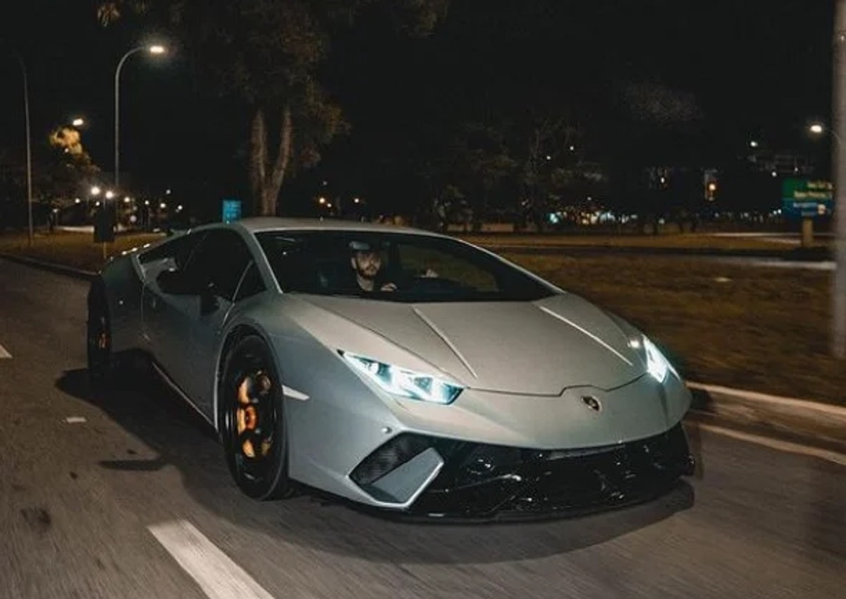 lamborghini huracan prata do youtuber klebim