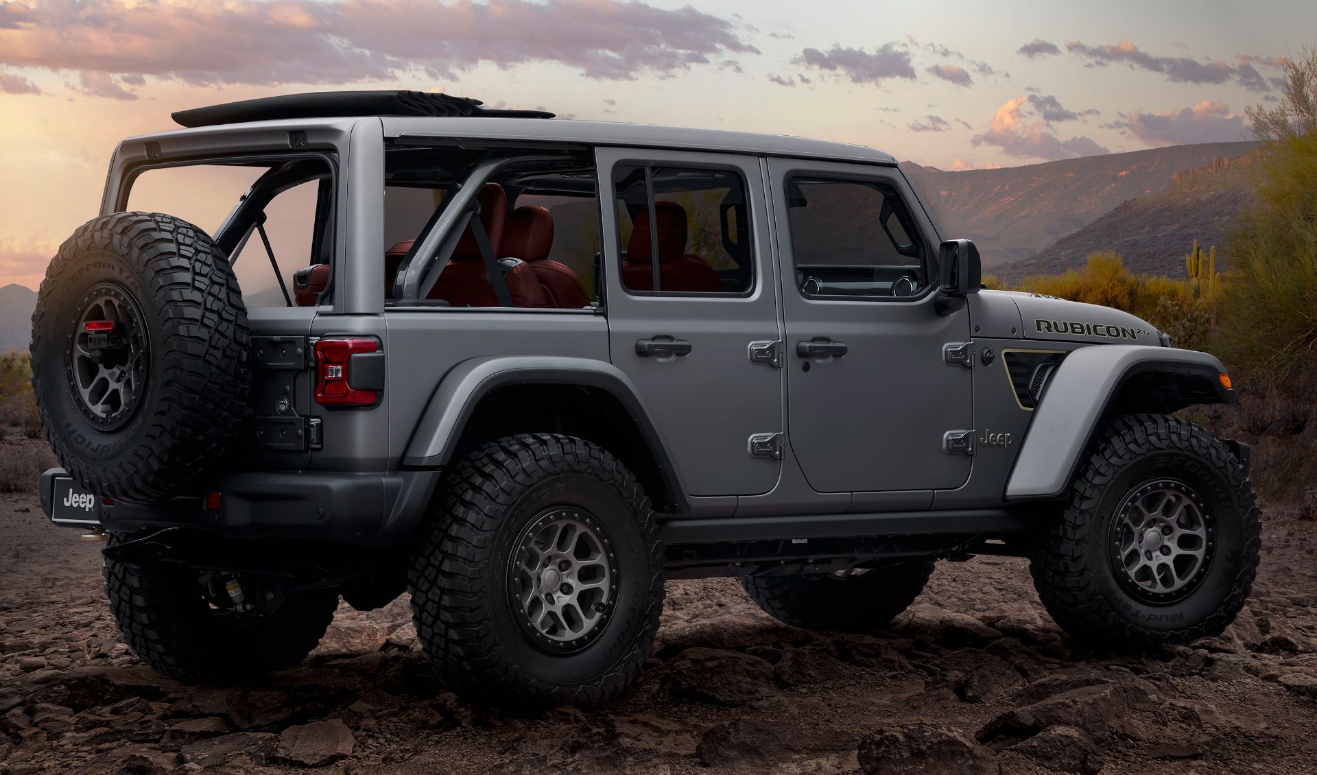 jeep rubicon 20th anniversary concept back