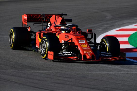 Pintura Ferrari em 2019