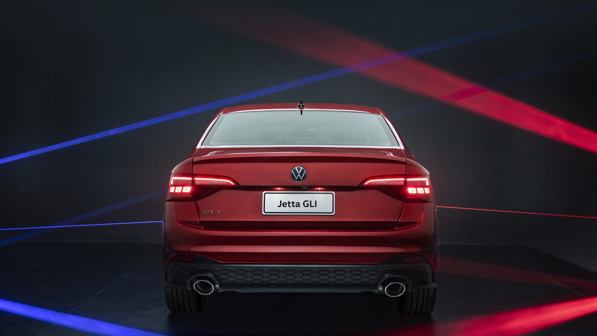 volkswagen jetta gli vermelho traseira