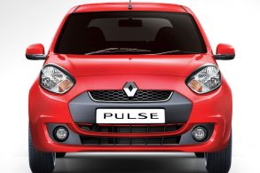 renault pulse vermelho dianteira