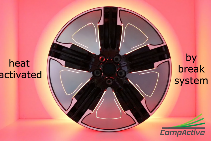 Tecnologia permite que a roda dissipe o calor dos freios de maneira automática