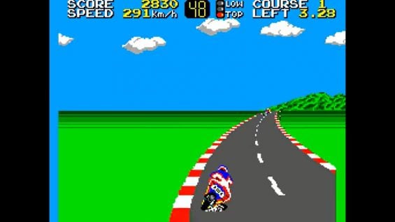 hang on master system jogo de moto