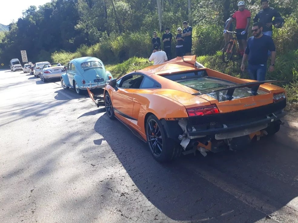 lamborghini gallardo lp570 4 sperleggera acidente em nova lima mg 3