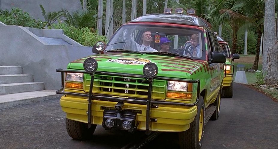 ford explorer jurassic park frente