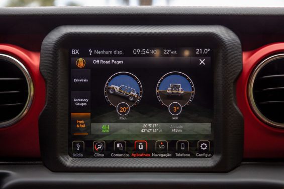 jeep wrangler rubicon 2022 interior central multimidia