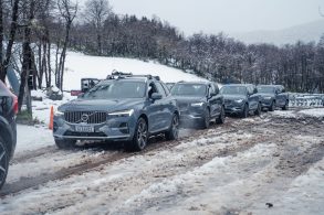 volvo xc60 e xc90 patagonia trecho de neve