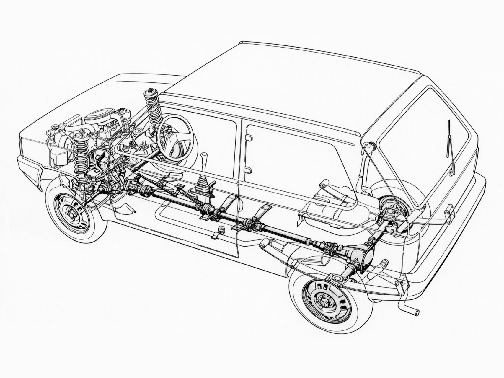 fiat panda 4x4 cutaway