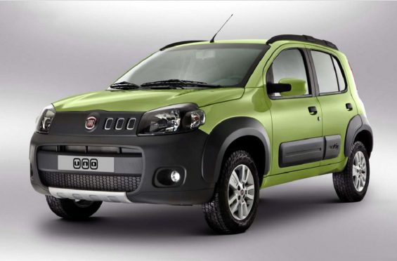 fiat uno way 2014 verde autopapo