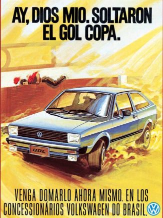 propaganda volkswagen gol copa 1982