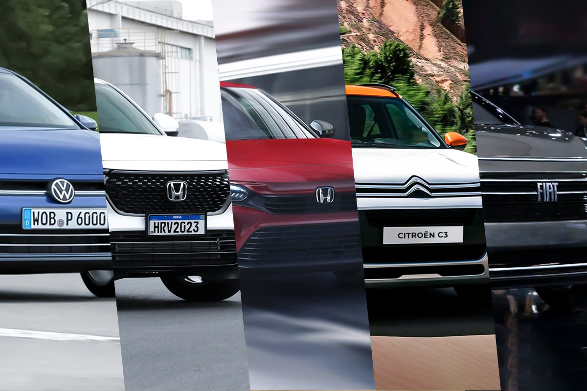 Cinco novos carros que chegam ainda em 2022