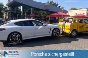 porsche panamera apreendido barulho alto alemanha