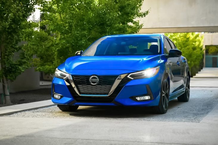 nissan sentra 2023 azul frente portal