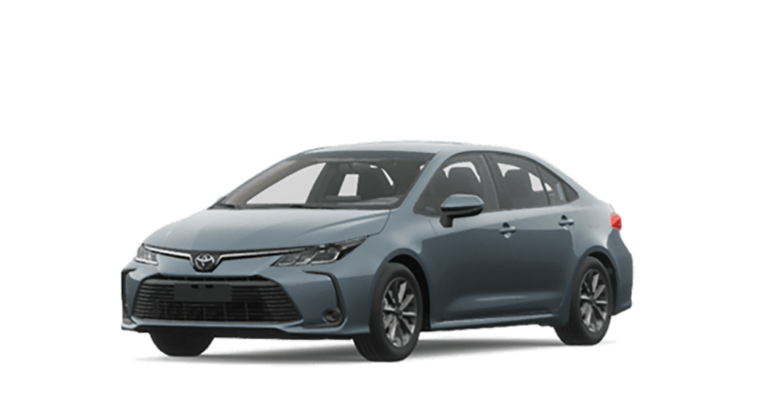 toyota corolla gli 2022 azul claro frente