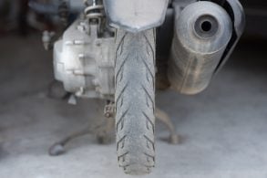 TWI do pneu ‘careca’ moto