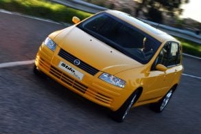 fiat stilo schumacher amarelo frente