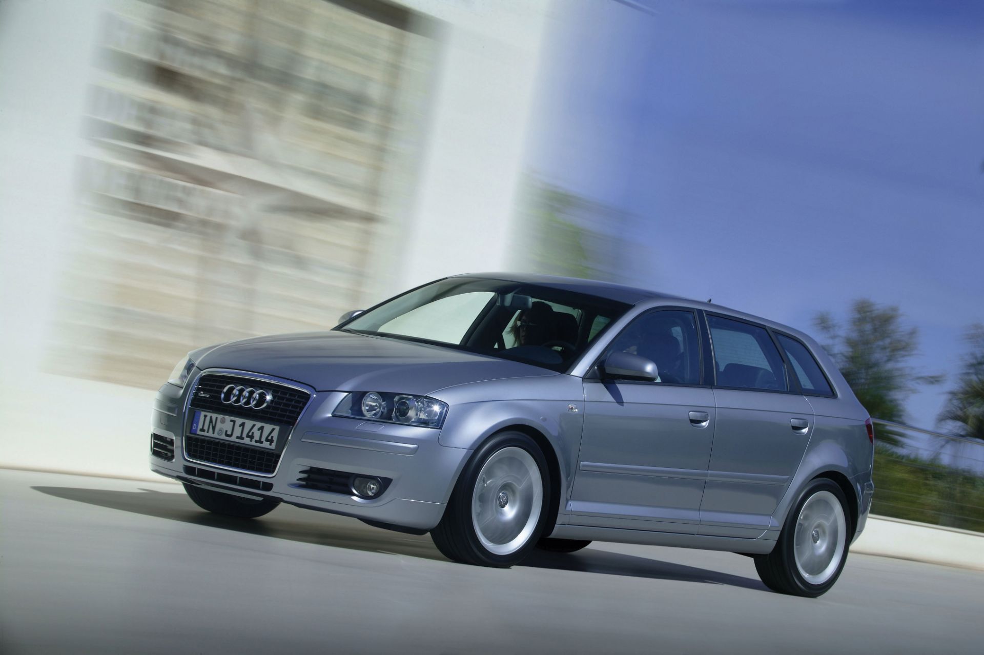 audi a3 sportback prata frente