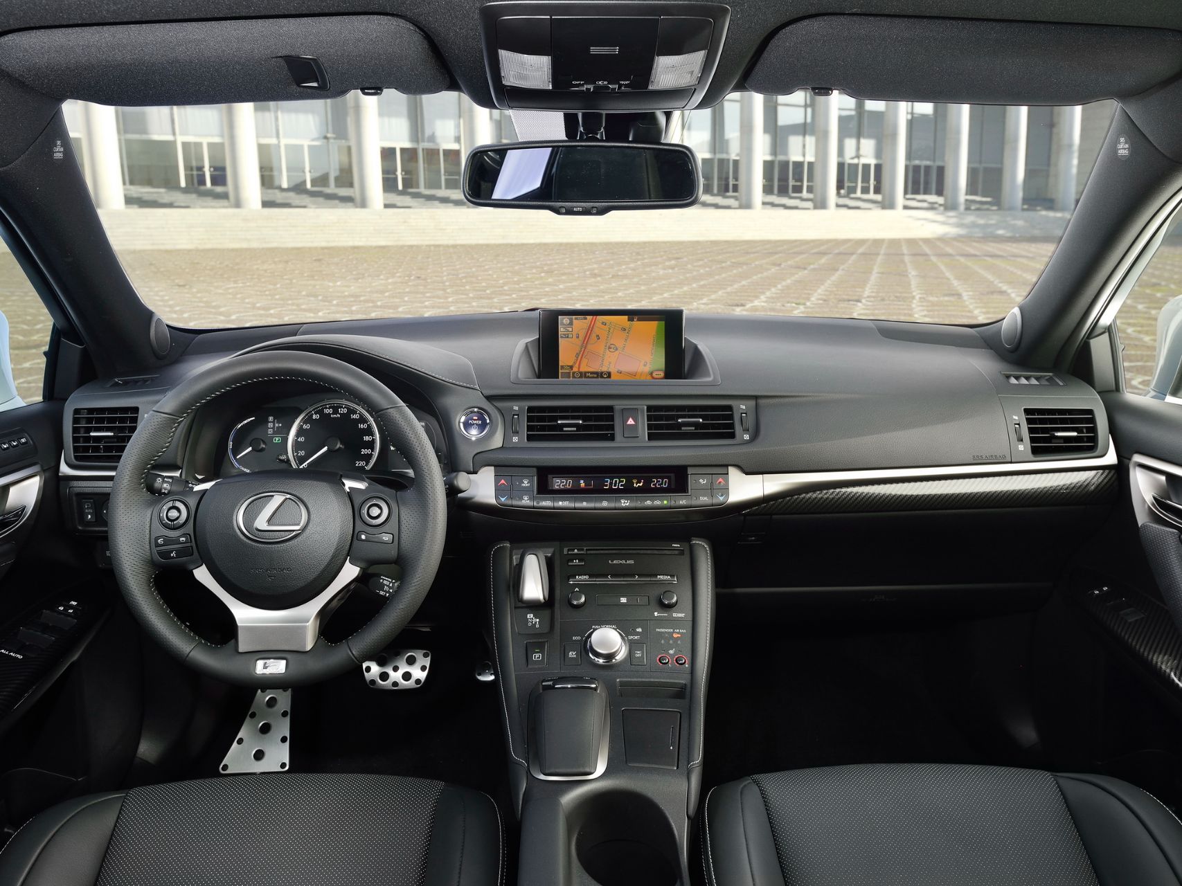 lexus ct 200h f sport interior painel