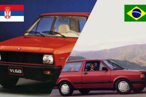 montagem yugo gv e volkswagen fox brasil e servia