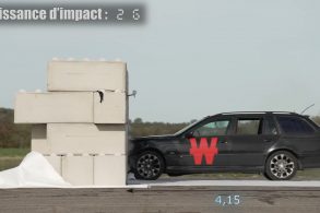crash test 150 kmh bmw serie 5 touring