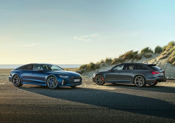 audi rs7 sportback performance e rs6 avant performance 2023 frente e traseira 2