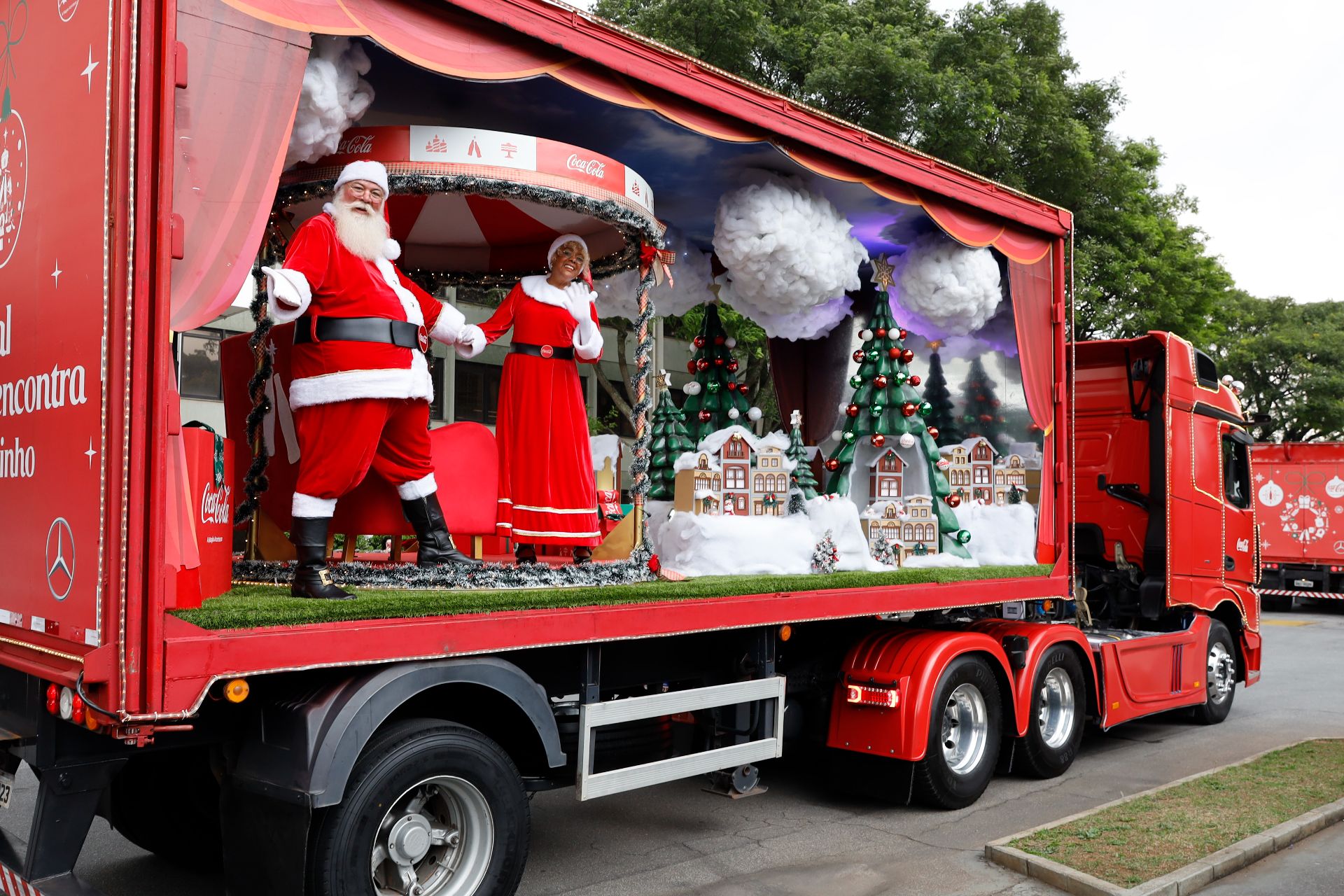 Caravana Coca Cola 2022 qual o caminh o do Papai Noel